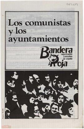 “Los comunistas y los ayuntamientos”. Programa electoral de la OCE