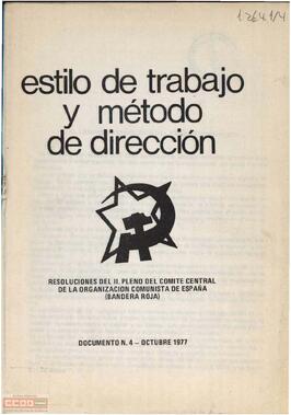 Estilo de trabajo y método de dirección