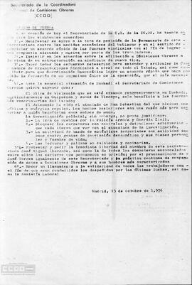 Comunicado de Prensa