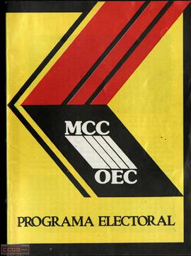 “Programa electoral: [tu voto para la izquierda que lucha contra la derecha]”