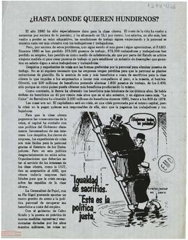 “¿Hasta donde quieren hundirnos?”. Llamamiento del Moviment Comunista de Catalunya a la participación en la marcha del 4 de abril