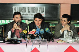 Rueda de prensa y asamblea de CC.OO. Sevilla con Antonio Gutierrez – 18