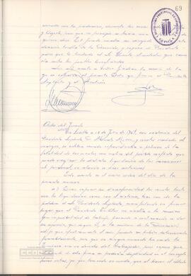 1967 (12 de julio) – Acta del Jurado (sesión extraordinaria)