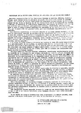 Comunicado de la Coordinadora Regional sobre los triunfos conseguidos por la clase obrera española y la continuidad en la lucha.