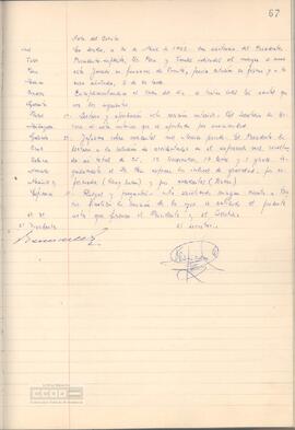 1962 (30 de abril) – Acta del Comité de Seguridad e Higiene