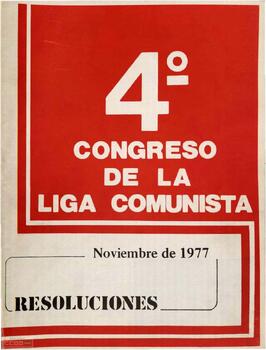 4º Congreso de la Liga Comunista: resoluciones