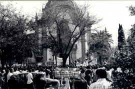 Manifestantes apoyando a Franco concentrados en la zona de Plaza Nueva y glorieta del Cid – 15