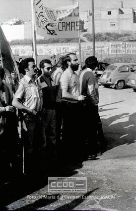 Manifestación del 1º de Mayo de 1979 en camas