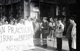 Manifestación de estudiantes de Medicina pidiendo prácticas – 08