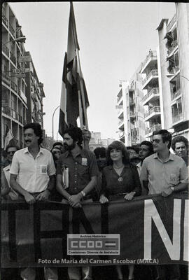 Manifestación en Sevilla del PCA contra la entrada de España en la OTAN