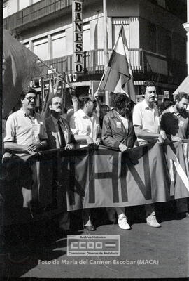 Manifestación en Sevilla del PCA contra la entrada de España en la OTAN
