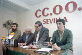 Visita de Marcelino Camacho a Sevilla