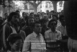Manifestación de trabajadores de comercios mayoristas de alimentación por su convenio
