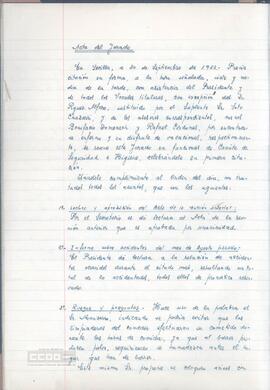 1958 (30 de septiembre) – Acta del Jurado en funciones de Comité de Seguridad e Higiene