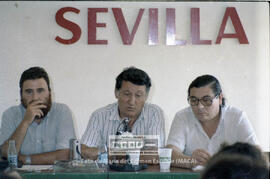 Rueda de prensa de Julián Ariza en Sevilla
