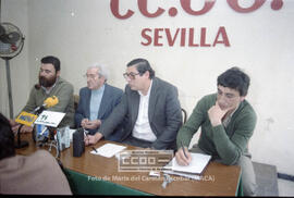 Visita de Marcelino Camacho a Sevilla