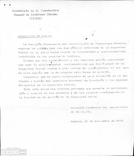 Comunicado de prensa