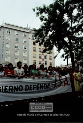Manifestación de la mujeres de los trabajadores de ISA  – 07