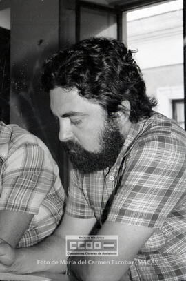 Rueda de prensa y acto sindical con participación de Marcelino Camacho