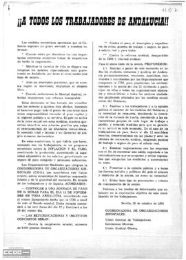 Comunicado de la COS sobre la convocatoria de huelga del 12 de noviembre.