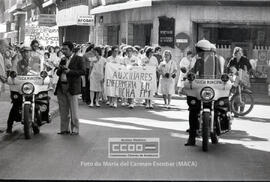 Marcha de las auxiliares de clínica reivindicando su equiparación a FP1