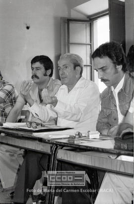 Rueda de prensa y acto sindical con participación de Marcelino Camacho