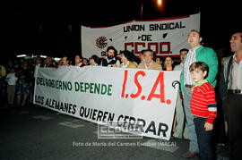 Manifestación de los trabajadores de I.S.A. – 22