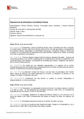 Entrevista a Luis Santos Peraza