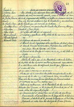 1961 (28 de noviembre),  Acta del Pleno del Jurado de Empresa
