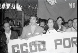 Manifestación de CC.OO. de Comercio Sevilla, en defensa de su convenio