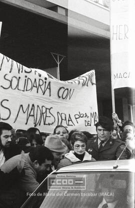 Rueda de prensa en Sevilla de las madres de la Plaza de Mayo