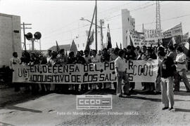 Manifestación del 1º de Mayo de 1979 en camas