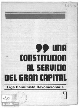 “Una Constitución al servicio del gran capital”