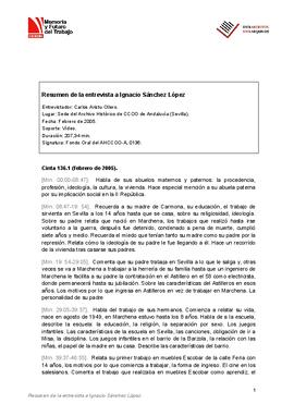 Entrevista a Ignacio Sánchez López