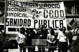 Concentración en el hospital Virgen del Rocío – 03