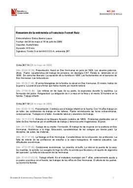 Entrevista a Francisco Fornet Ruiz