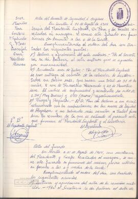 1964 (31 de agosto) – Acta del Jurado