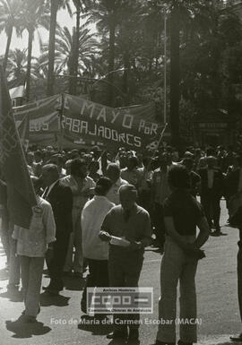Manifestación 1o de Mayo de 1979 en Sevilla