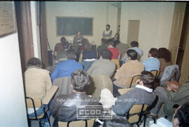 Ponencia de Nicolás Sartorius en la escuela de formación sidical, en la sede de Morería y fotos de la sede