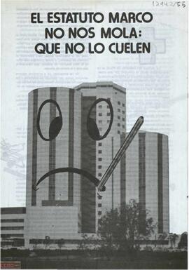 “El Estatuto Marco no nos mola: que no lo cuelen”