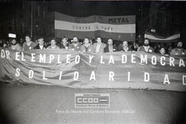 Manifestación en defensa del empleo y por el cumplimiento del ANE