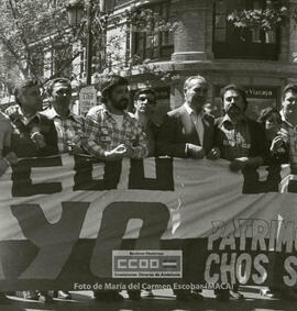 Manifestación 1o de Mayo de 1979 en Sevilla