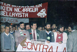 Manifestación en defensa de Nicaragua celebrada en noviembre de 1984 – 23
