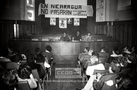 Acto de solidaridad con Nicaragua en CC.OO. – 02