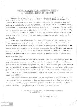 Comunicado de prensa del Secretariado Regional ante la escalada terrorista.
