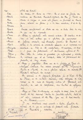 1961 (31 de enero) – Acta del Comité de Seguridad e Higiene