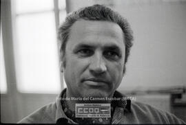 Primeros planos de dirigentes de CCOO y del PCA