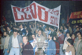 Manifestación en defensa de Nicaragua celebrada en noviembre de 1984 – 31