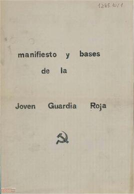 “Manifiesto y bases de la Joven Guardia Roja”