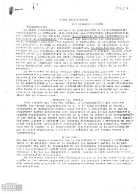 “Sobre organización”.